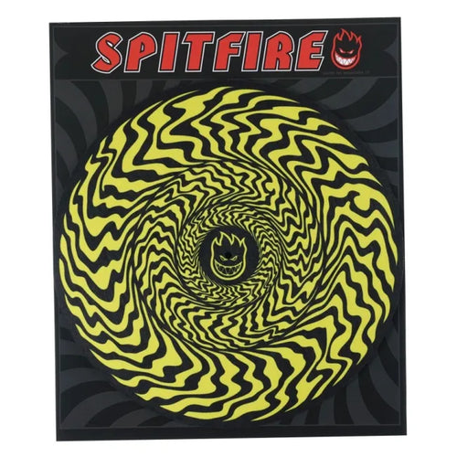 Spitfire Swirled Classic Slipmat (Yellow/Black)