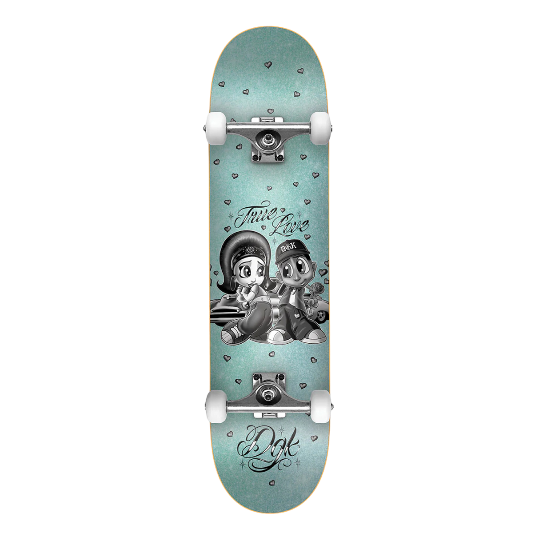 DGK Fool For You Skate Complete (Blue Glitter) - 8.25