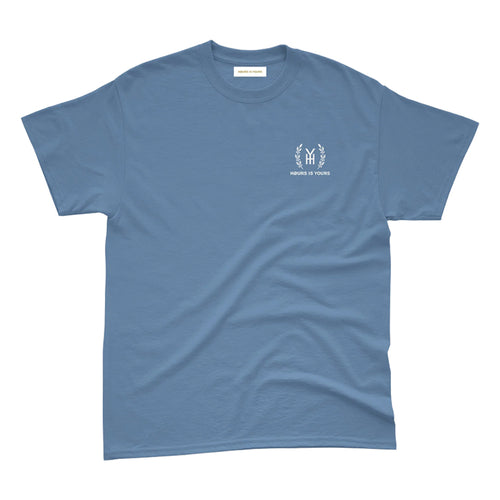 Hours Is Yours Monogram Tee (Modern Blue)
