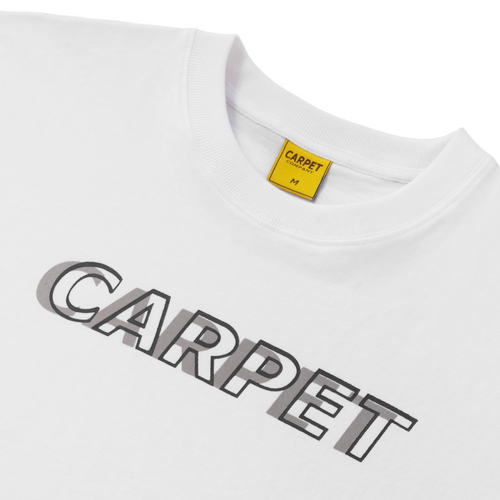 Carpet Misprint Tee (White/Grey)