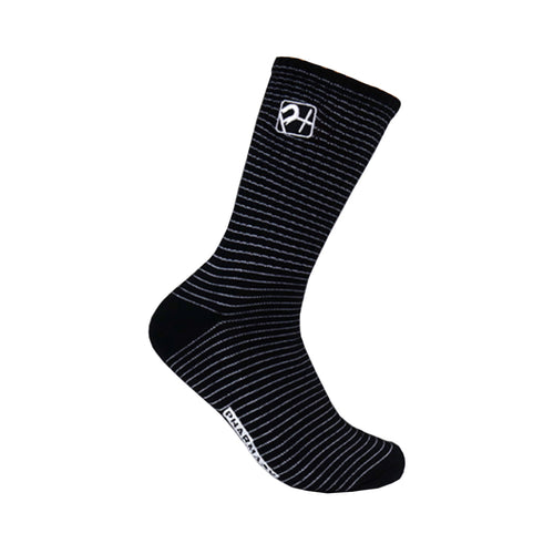 Pharmacy Pinstripe Socks (White/Black)