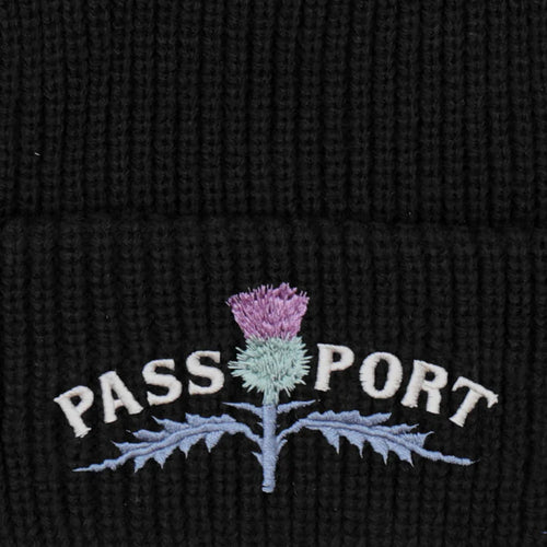 Pass~Port Thistle Beanie (Black)