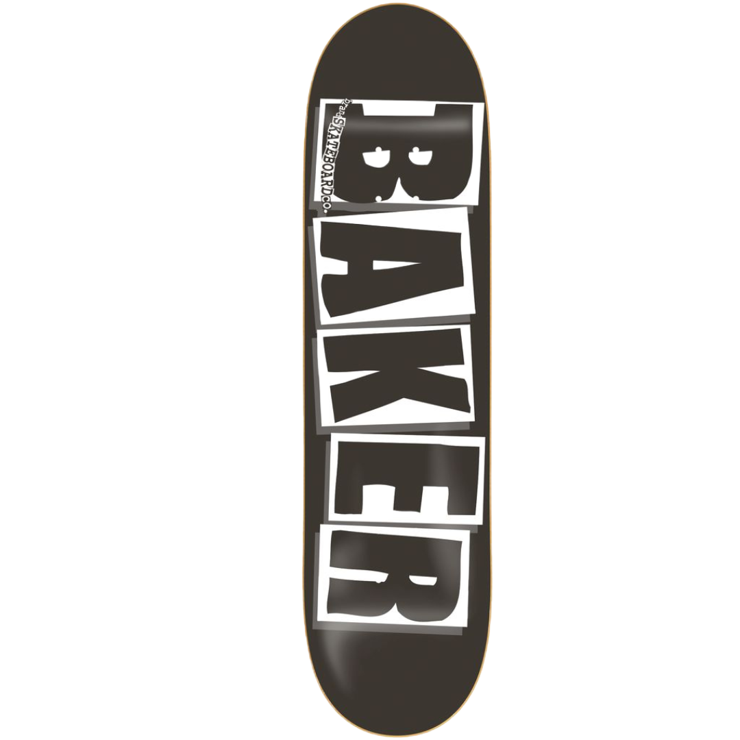 Black & White Brand Logo Deck - 8.25