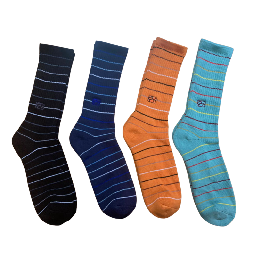 Pharmacy Retro Pin Stripe Socks