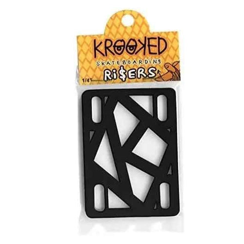 Krooked 1/4" Riser Pads Black
