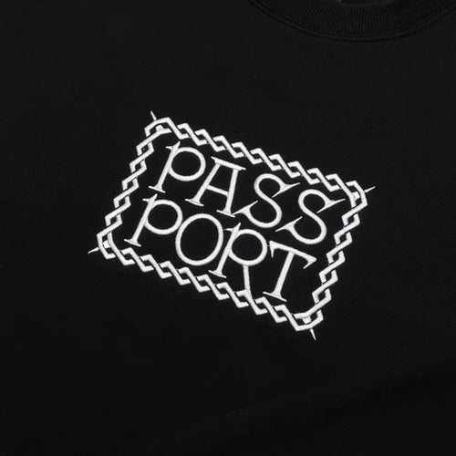 Pass~Port Invasive Embroidered Sweater (Black)