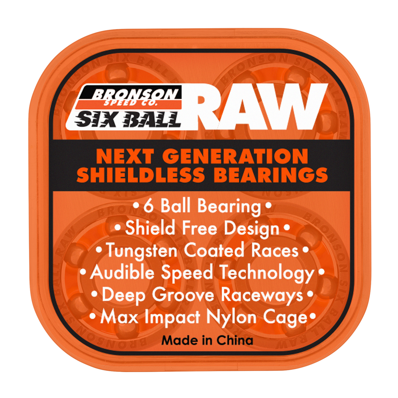 Bronson Raw 6 Ball Bearings