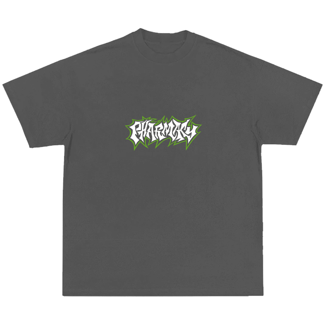 Stencil Embroidered Heavyweight Tee
