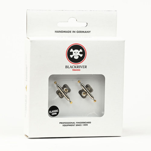 Blackriver Pro Fingerboard Trucks - BRTs 3.0 29mm - Silver w/Tool