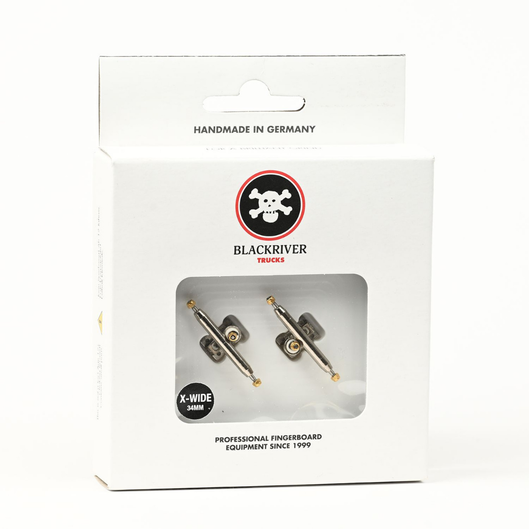 Blackriver Pro Fingerboard Trucks - BRTs 3.0 34mm - Black w/Tool