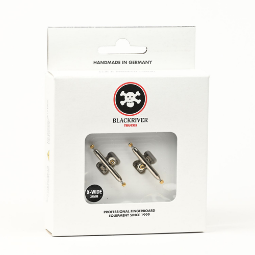 Blackriver Pro Fingerboard Trucks - BRTs 3.0 34mm - Black w/Tool