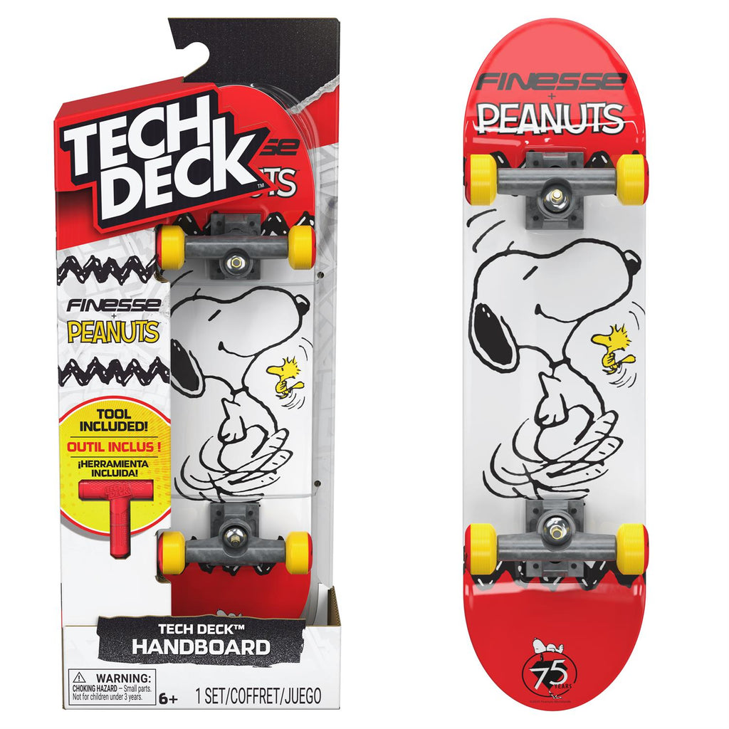Tech Deck Finesse x Peanuts Handboard