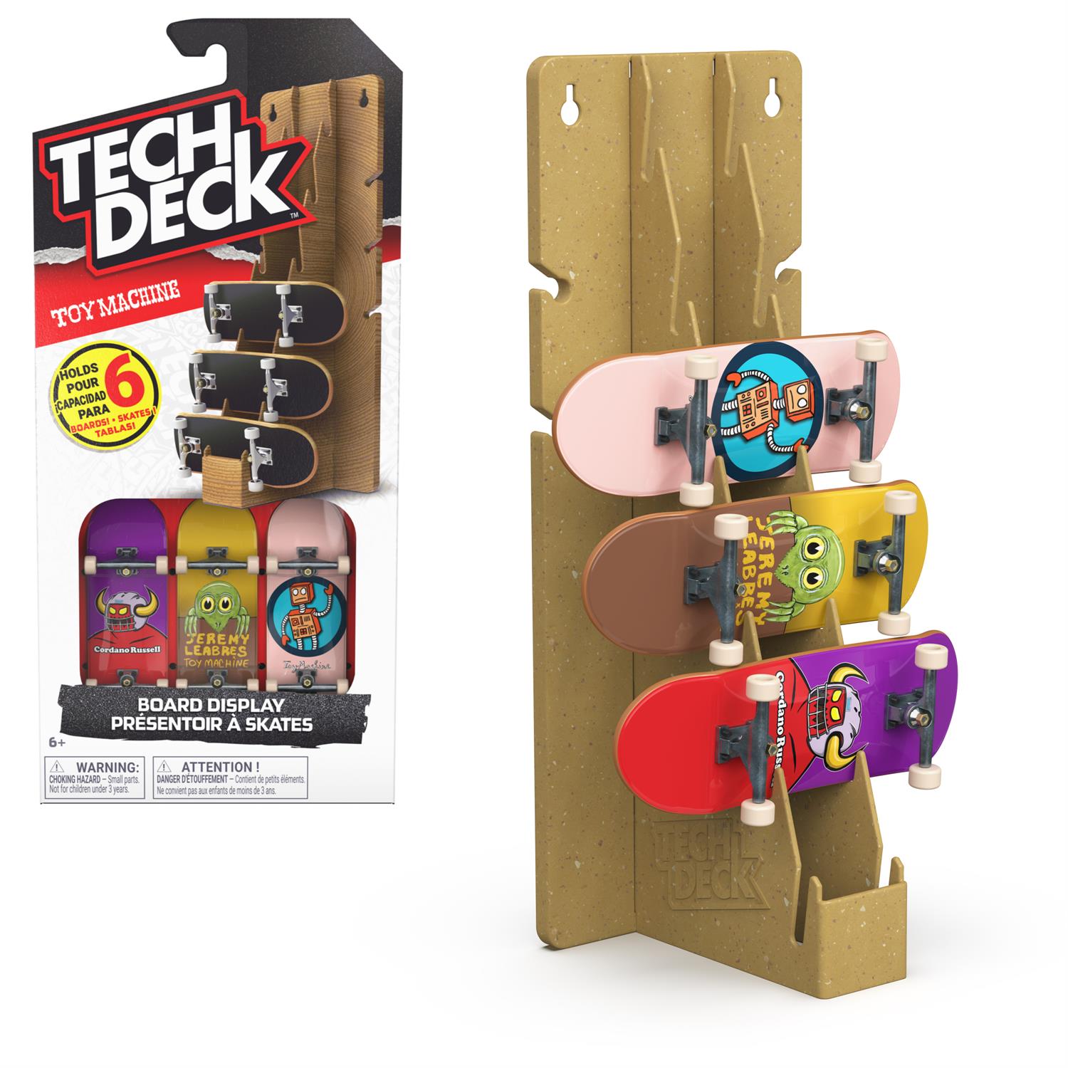 Tech Deck 3 Pack with Wall Mount Display
