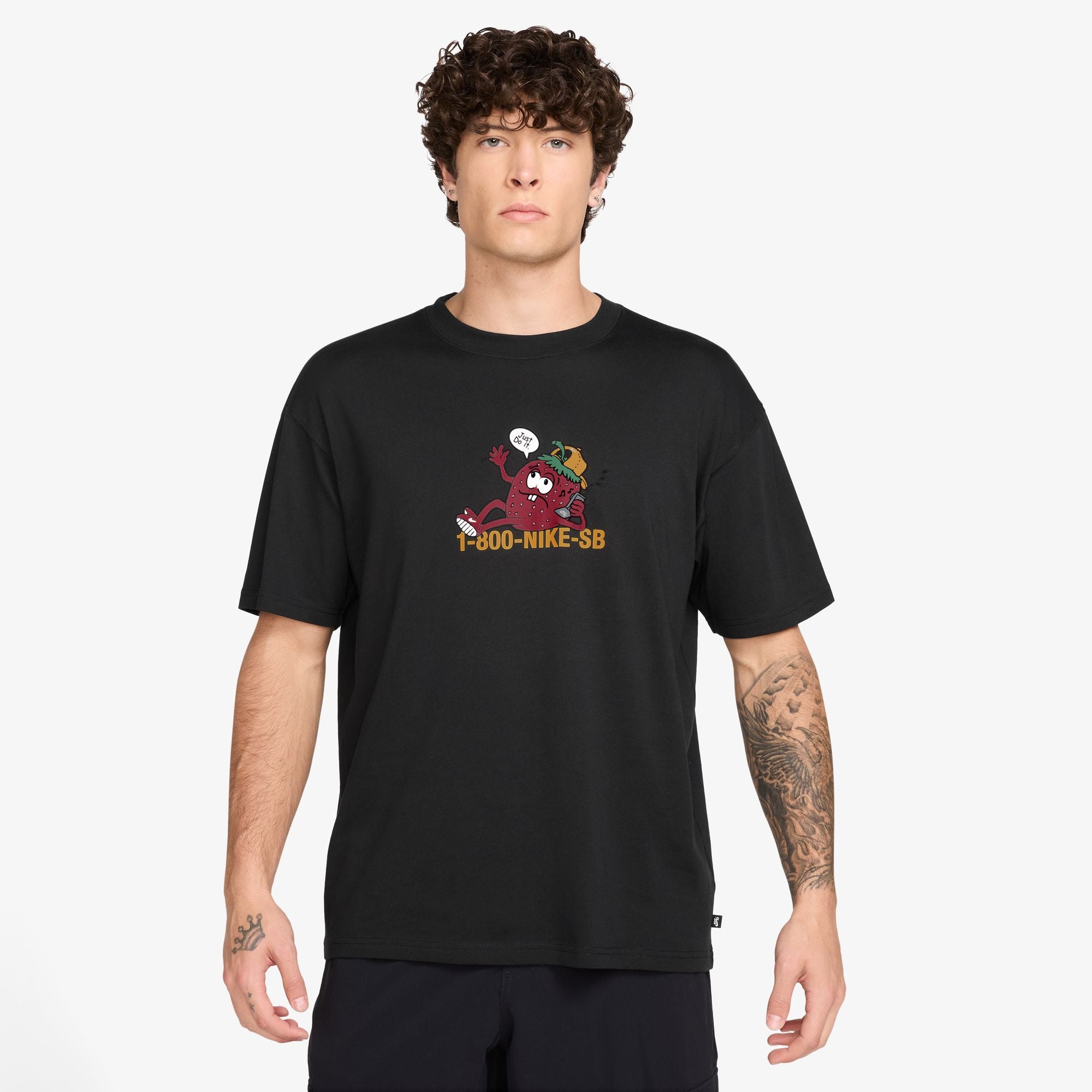 Nike SB Strawberry MAX90 Tee - Black