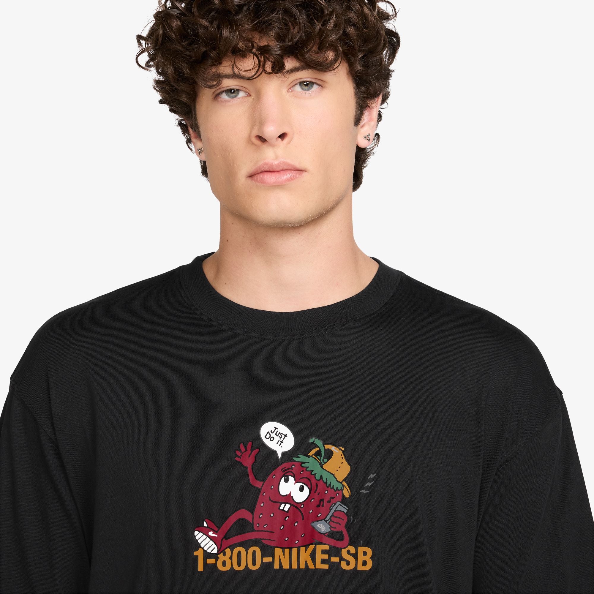 Nike SB Strawberry MAX90 Tee - Black