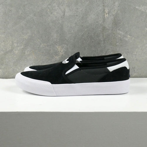 Adidas ShmooFoil Slip Shoes (Core Black/Grey Six/Feather White)