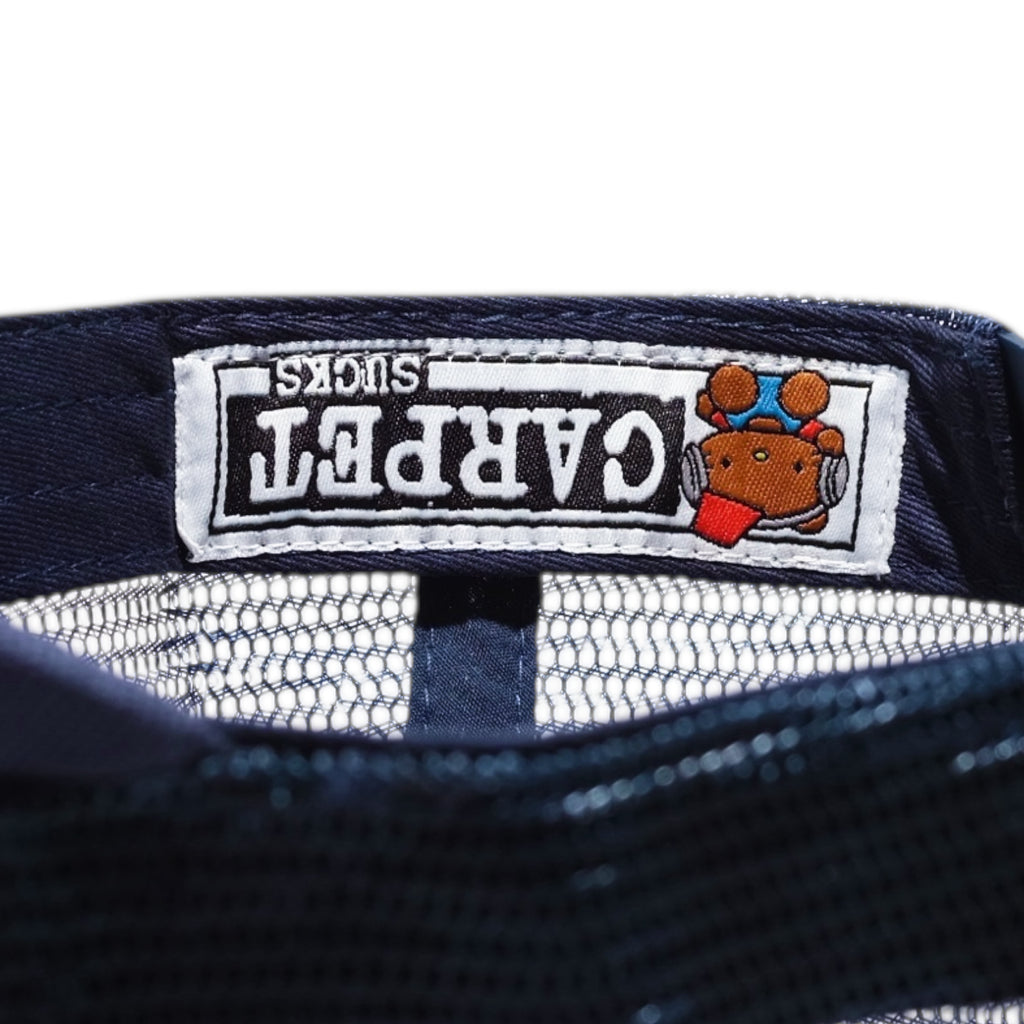 Carpet Iron Ankh Trucker Hat - Navy