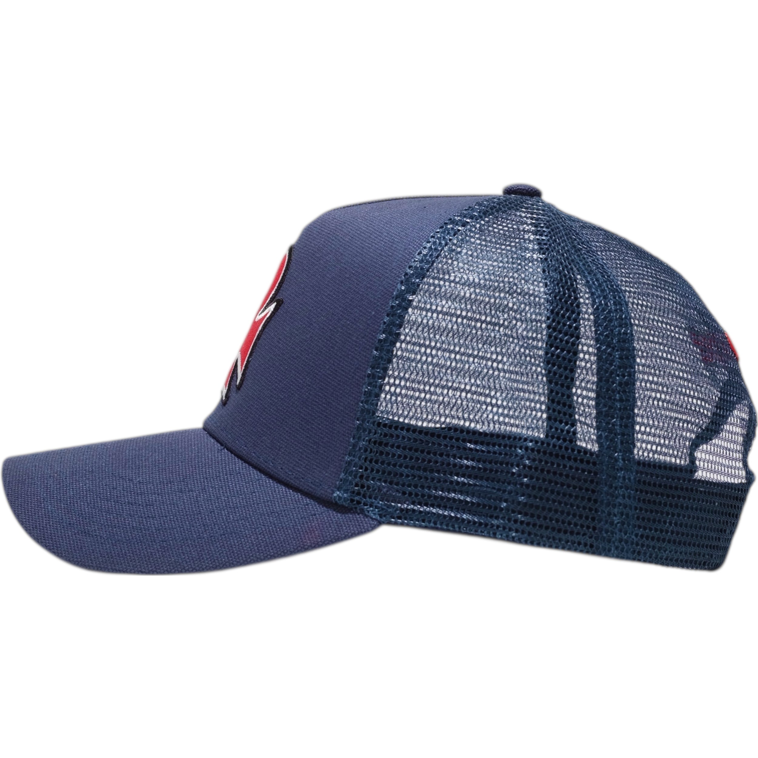 Carpet Iron Ankh Trucker Hat - Navy