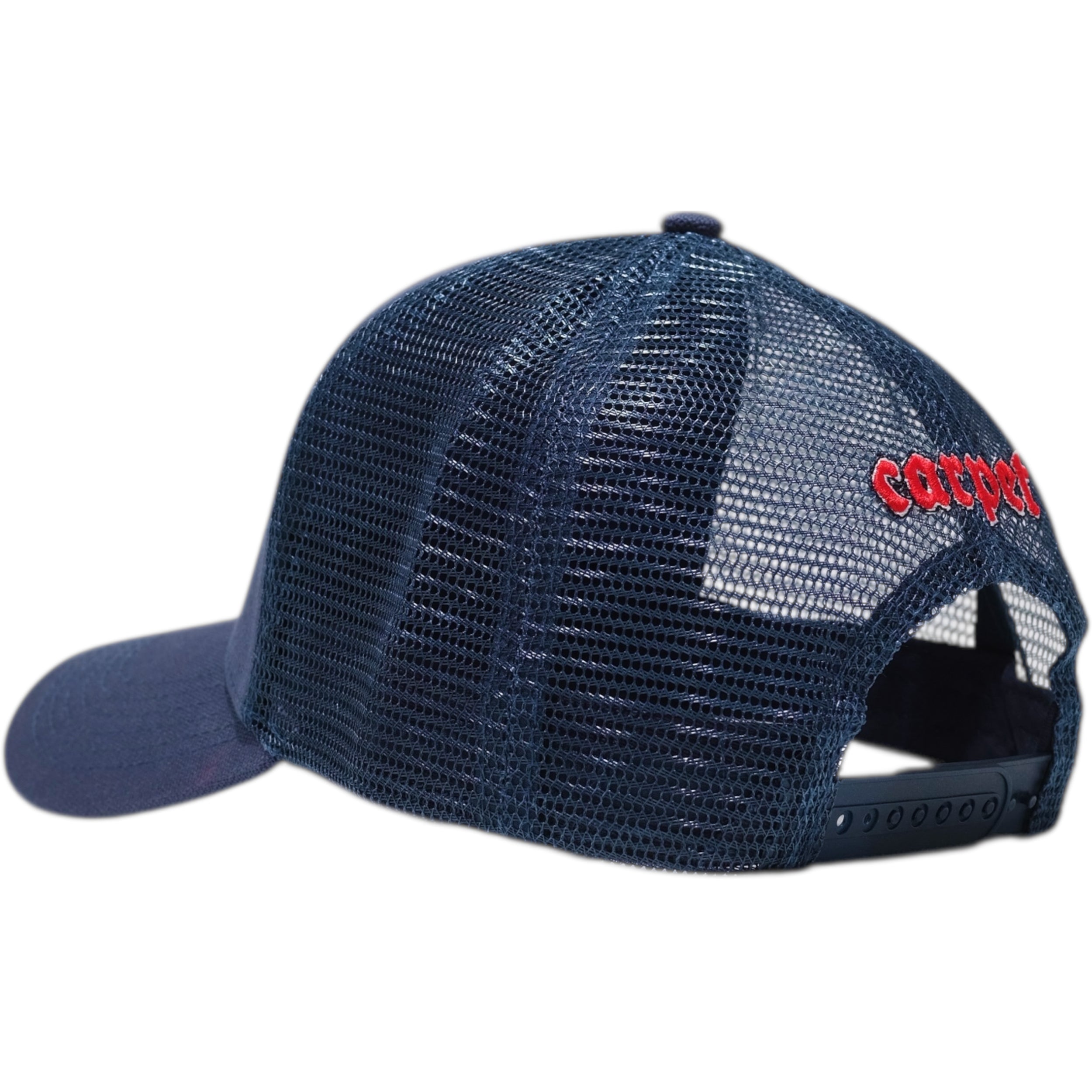 Carpet Iron Ankh Trucker Hat - Navy