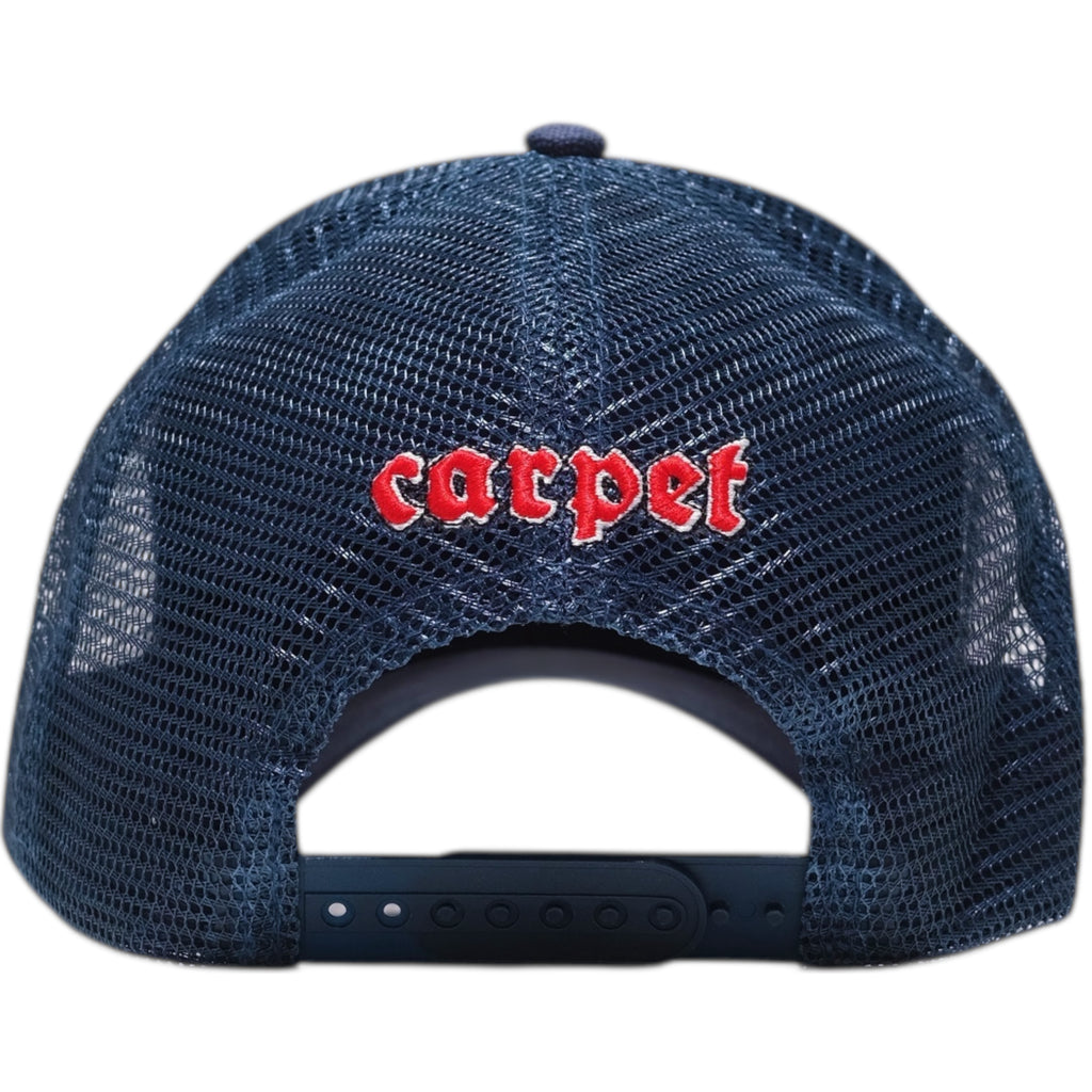 Carpet Iron Ankh Trucker Hat - Navy