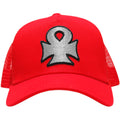 Iron Ankh Trucker Hat Red