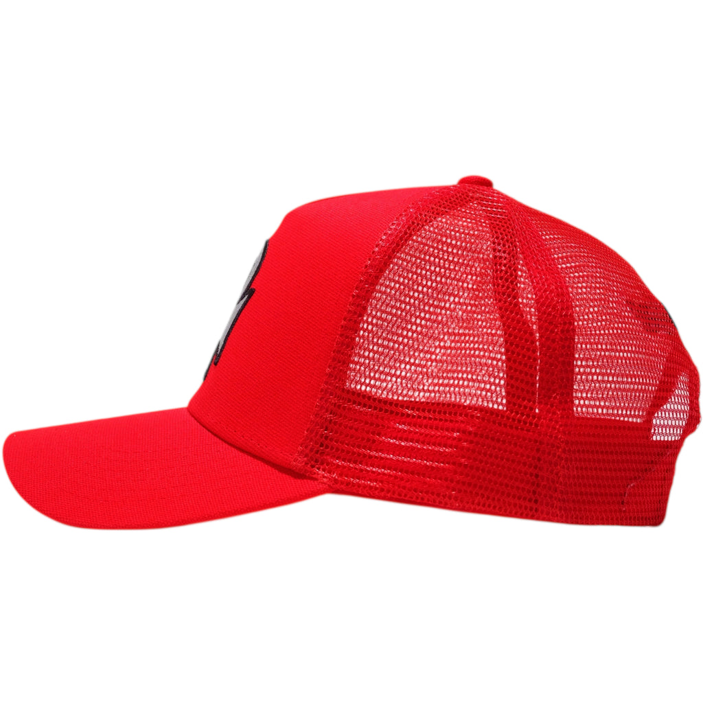Iron Ankh Trucker Hat Red