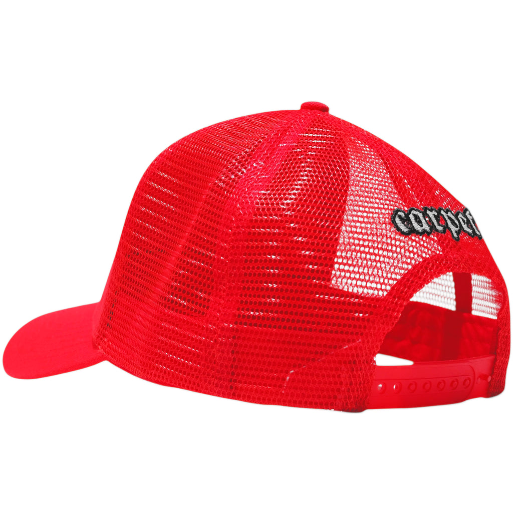 Iron Ankh Trucker Hat Red