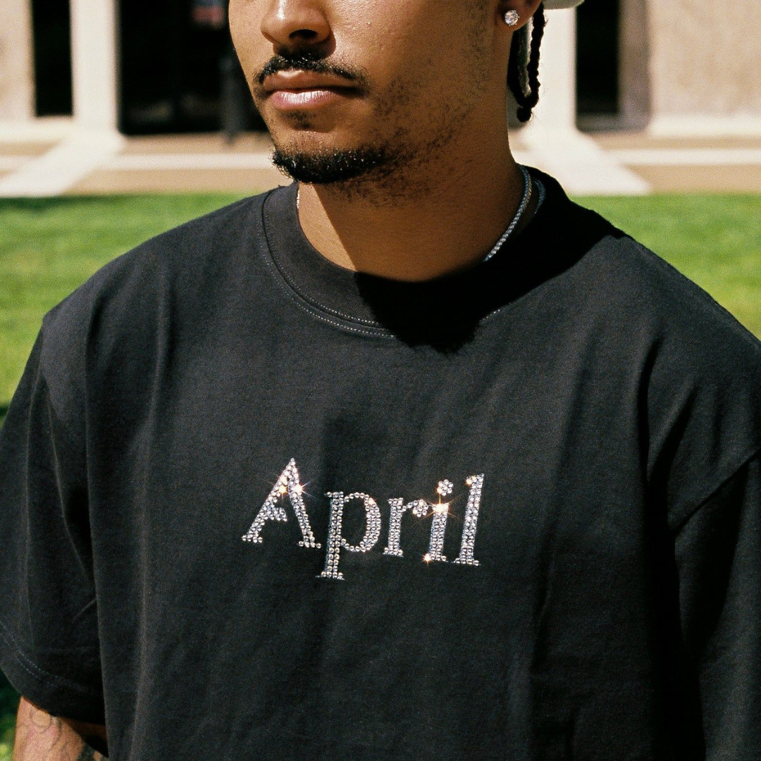 April Rhinestone Tee