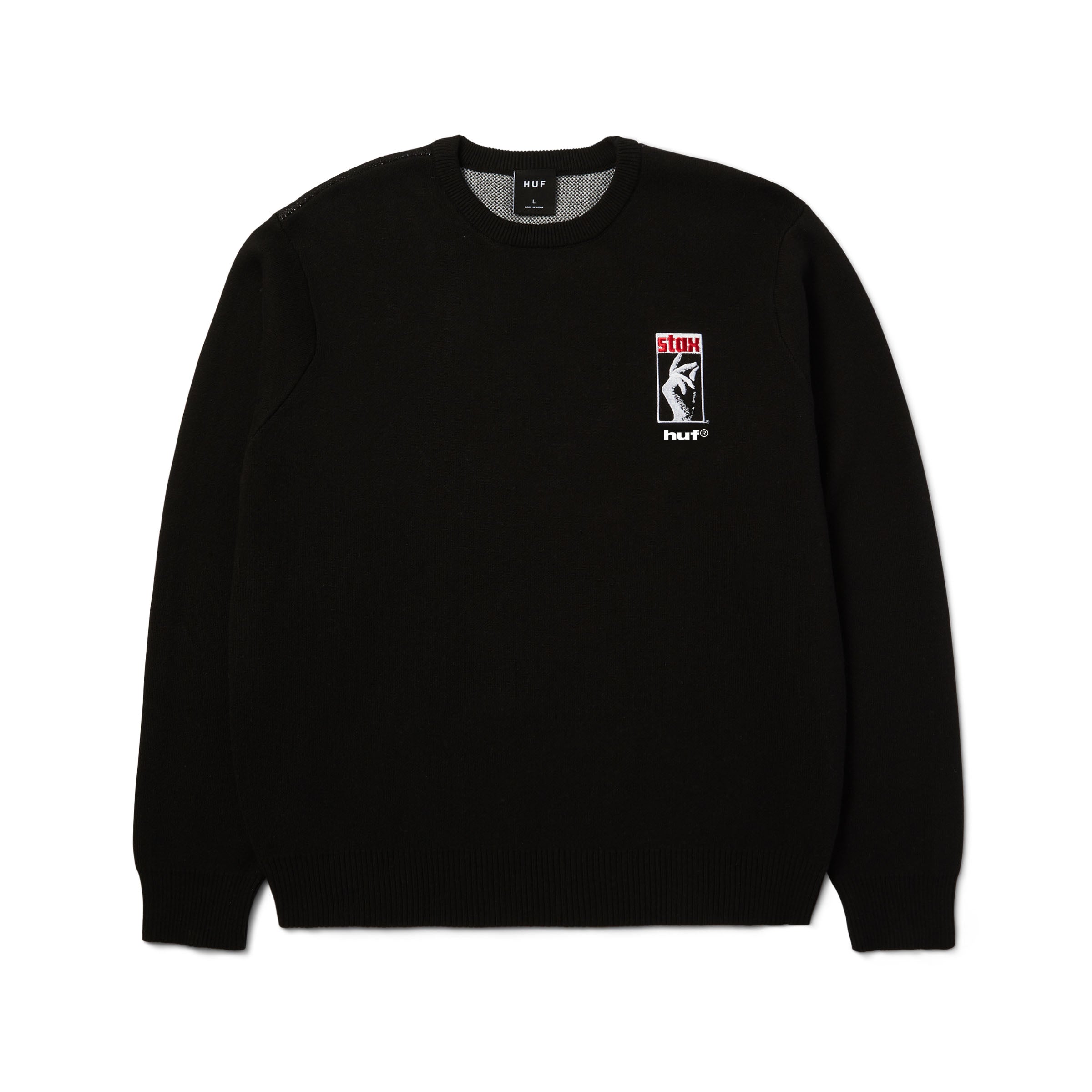 HUF Black Moses Knit Sweater