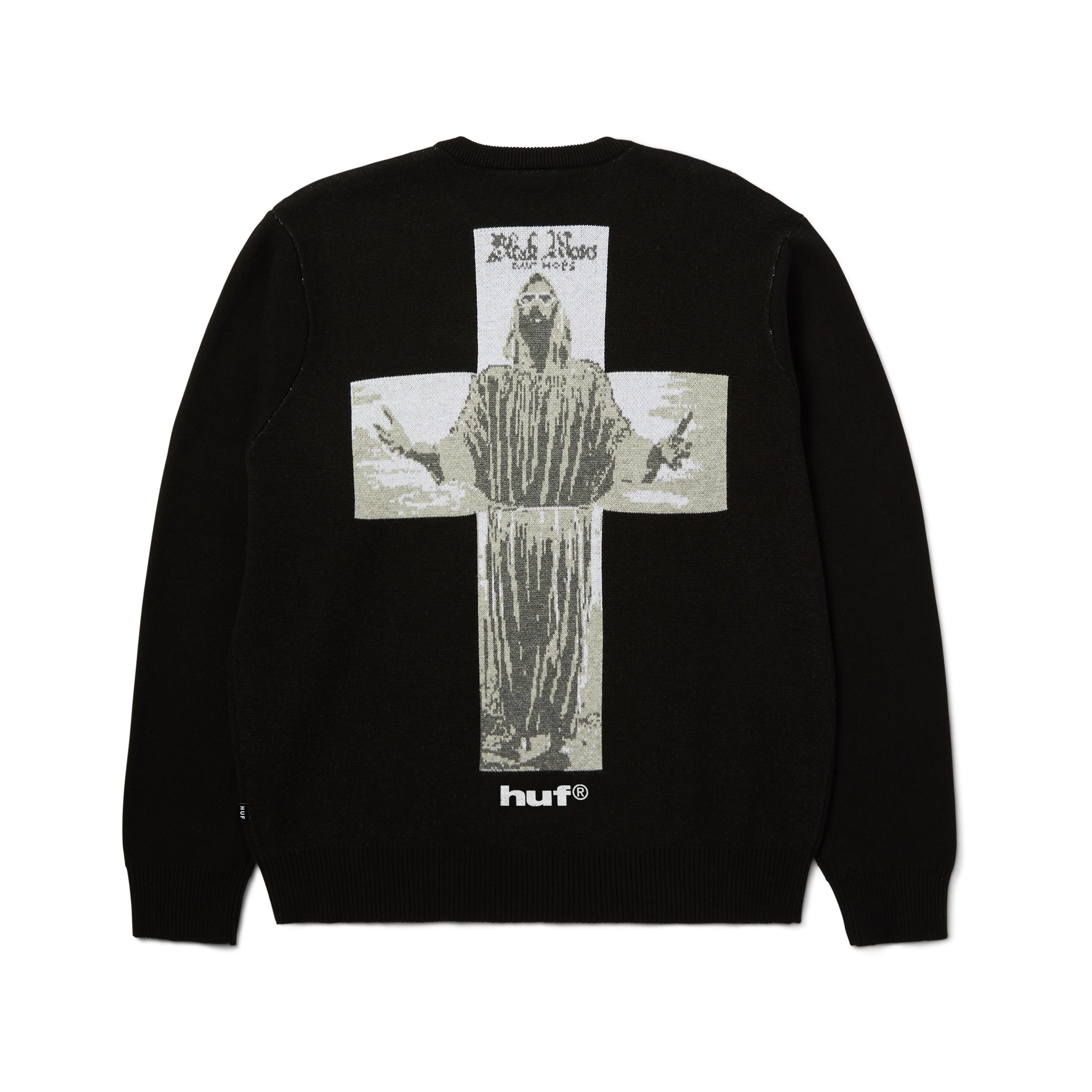 HUF Black Moses Knit Sweater