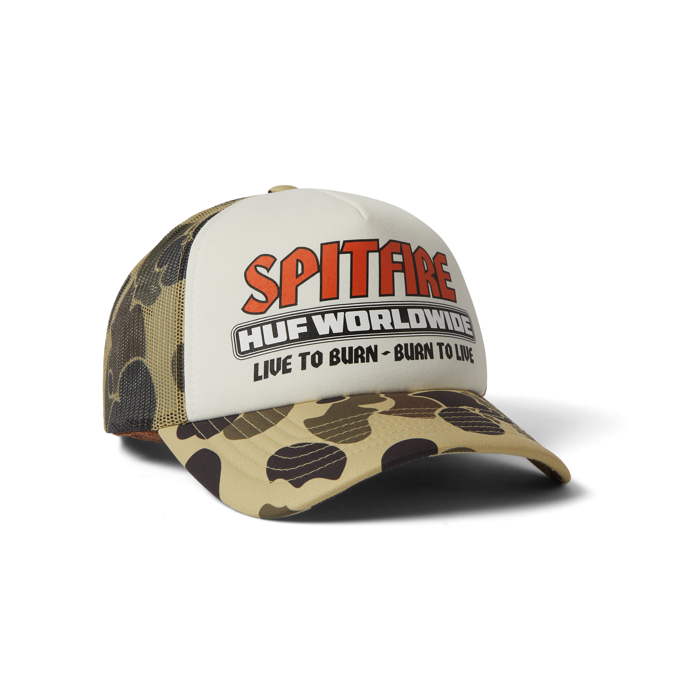 HUF x Spirfire Burn Forever Trucker