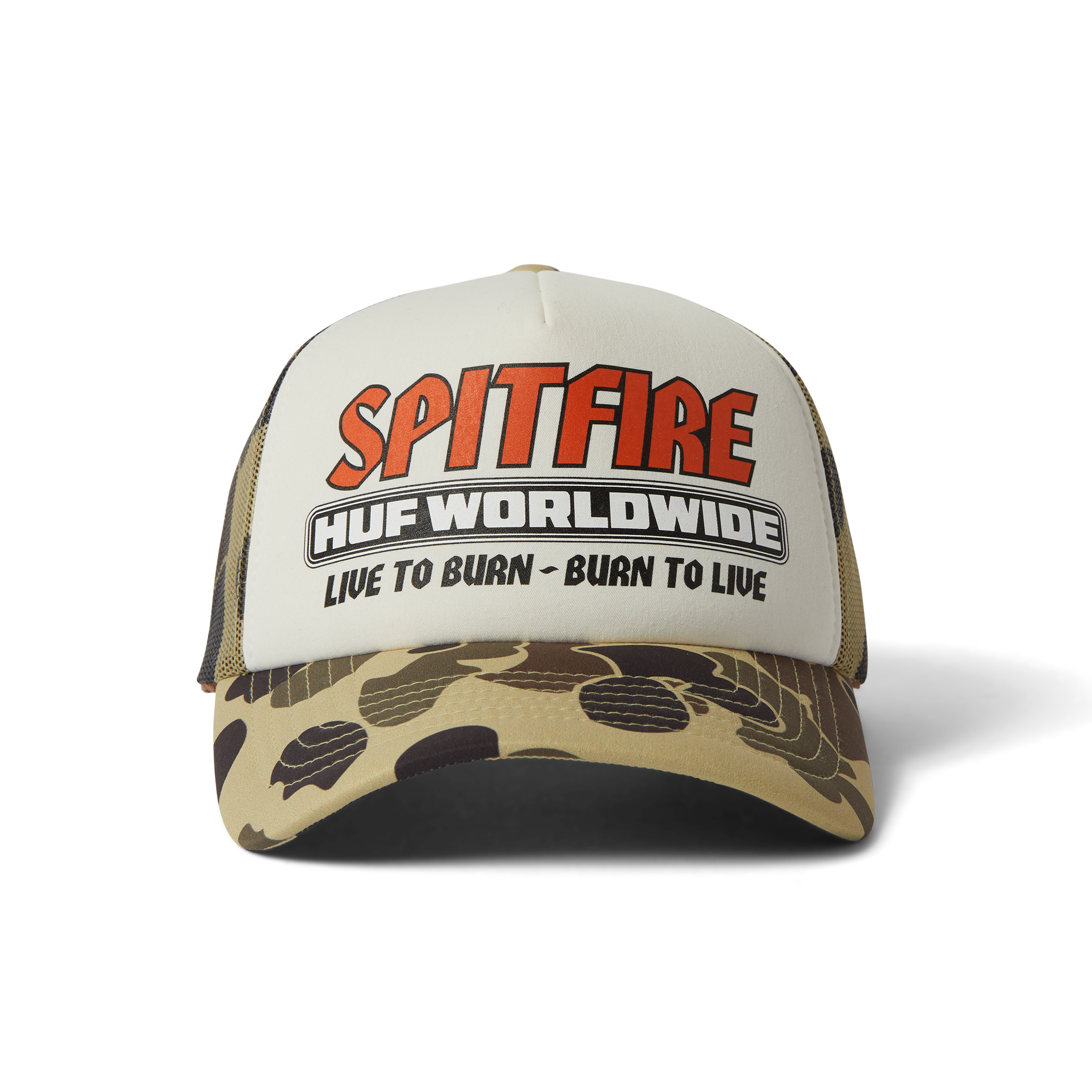 HUF x Spirfire Burn Forever Trucker