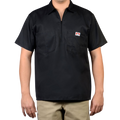 Solid S/S Half Zip Shirt