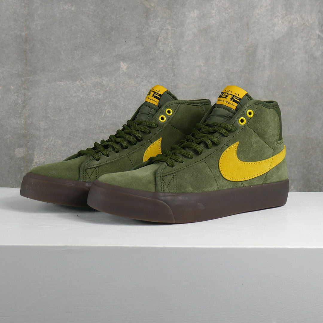 Nike SB Blazer Mid X Antihero Skateboards Rough Green Amarillo Black