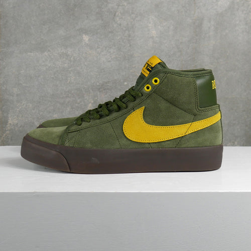 Nike SB Blazer Mid X Antihero Skateboards (Rough Green/Amarillo-Black)