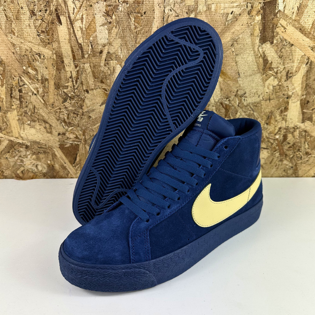 Zoom Blazer Mid - Coastal Blue/ Pale Yellow