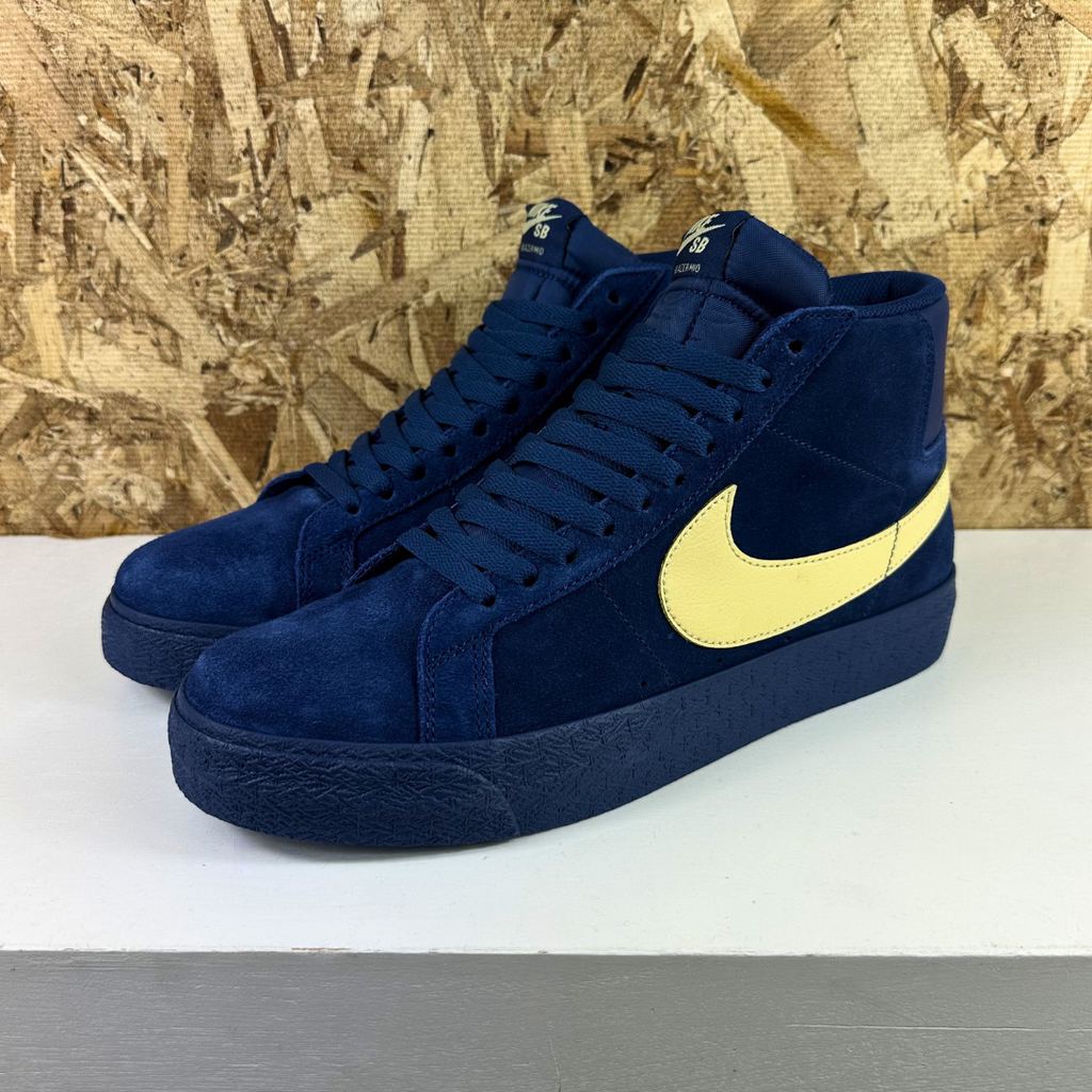 Zoom Blazer Mid - Coastal Blue/ Pale Yellow