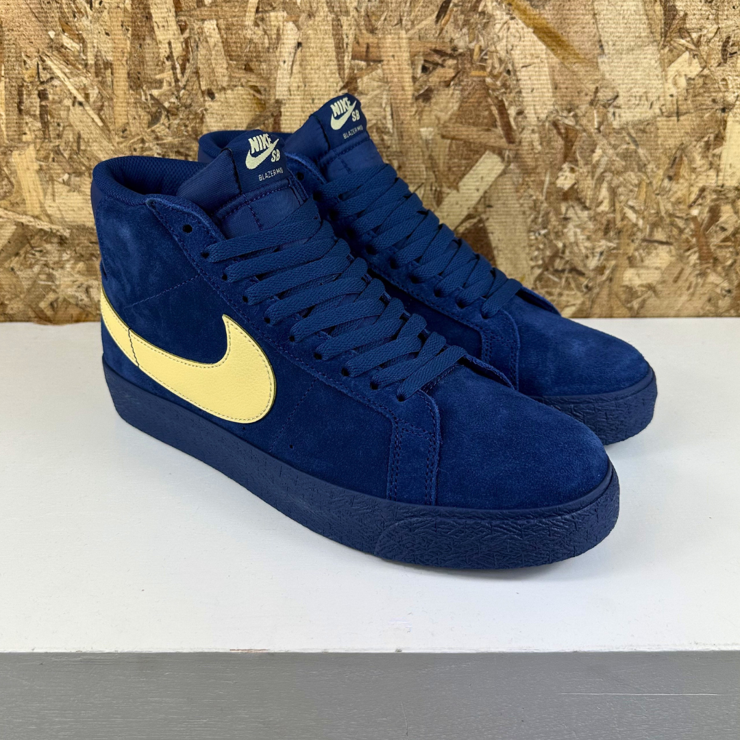 Zoom Blazer Mid - Coastal Blue/ Pale Yellow