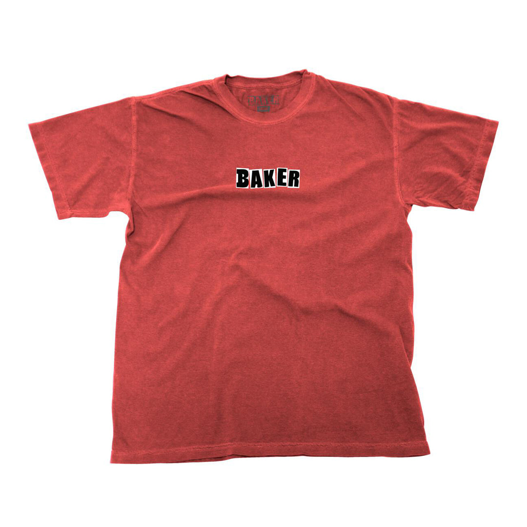 Baker Brand Logo Tee (Red Wash)