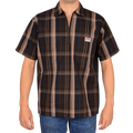Plaid Half Zip Shirt