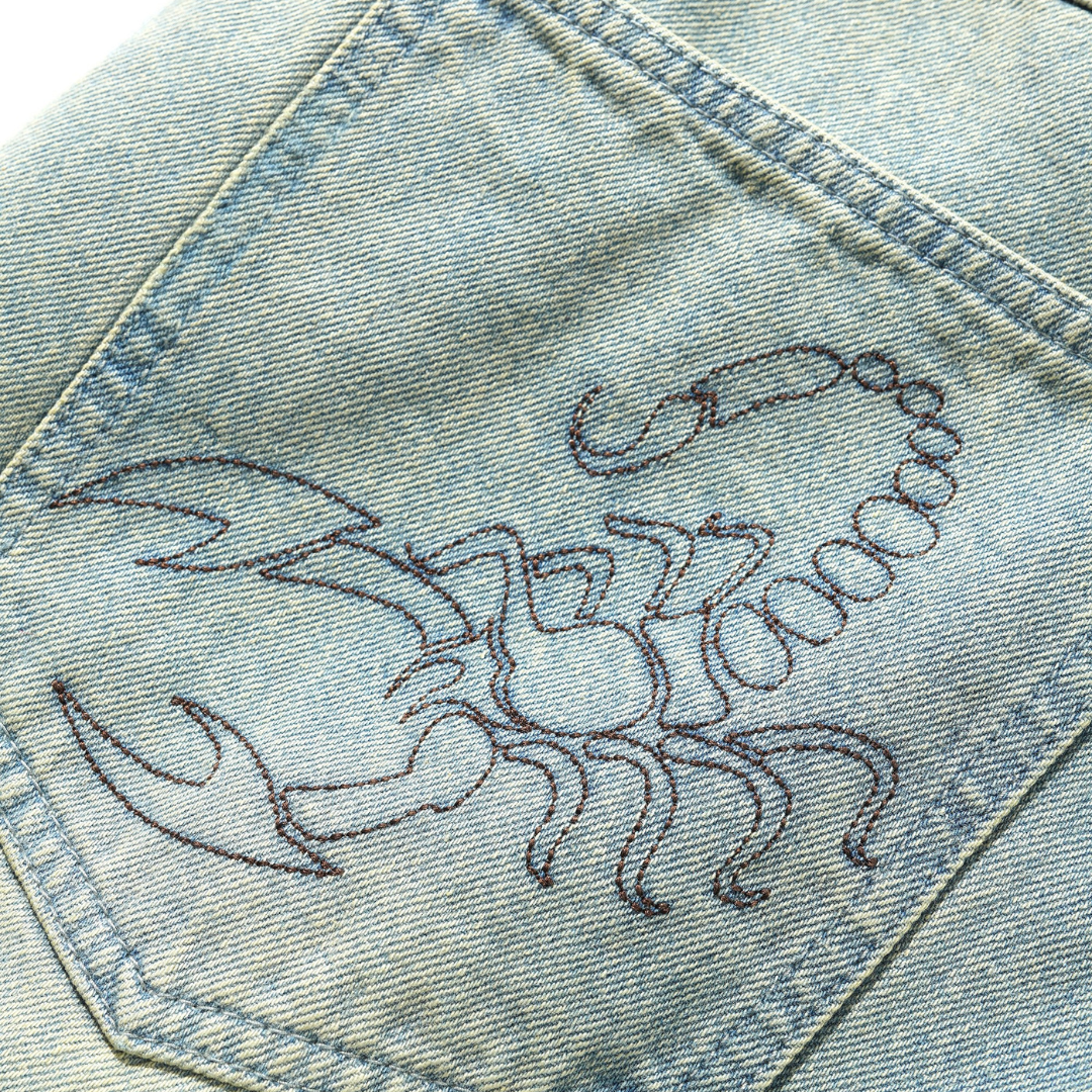 Butter Scorpion Stitch Denim Jeans