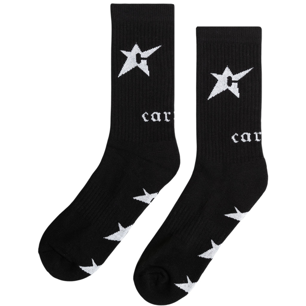 Carpet C-Star Metallic Sock Black