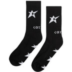 Carpet C-Star Metallic Sock Black