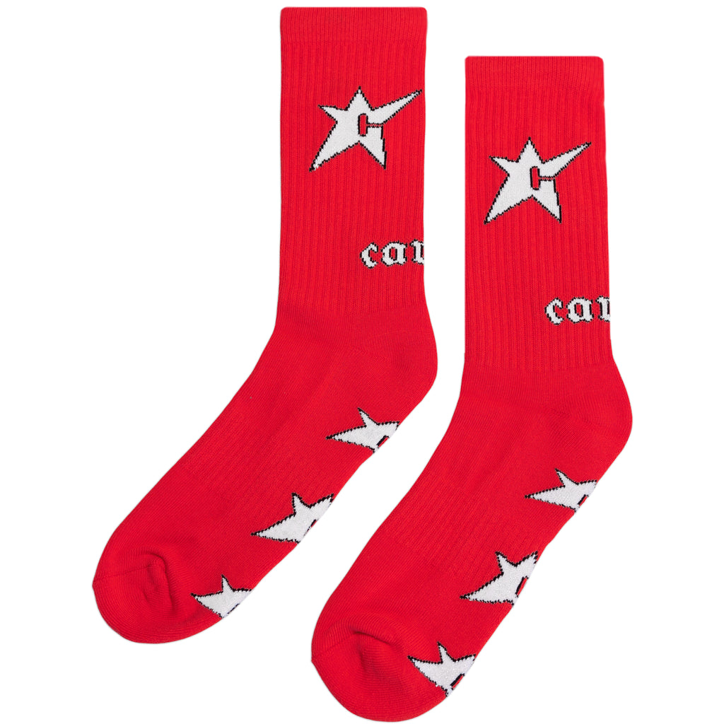 C-Star Metallic Sock Red