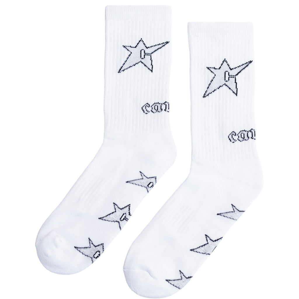 C-Star Metallic Sock White