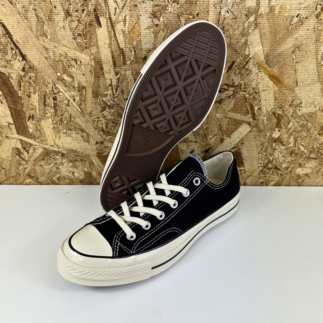 Chuck 70 OX - Black/Black/Egret