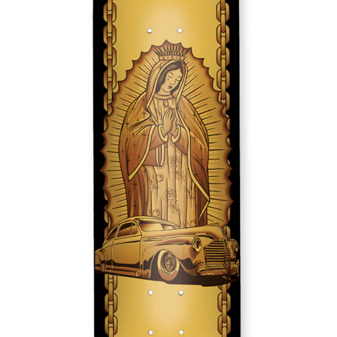 DGK Lo-Side (Dipped) Ortiz Deck - Black - 8.1