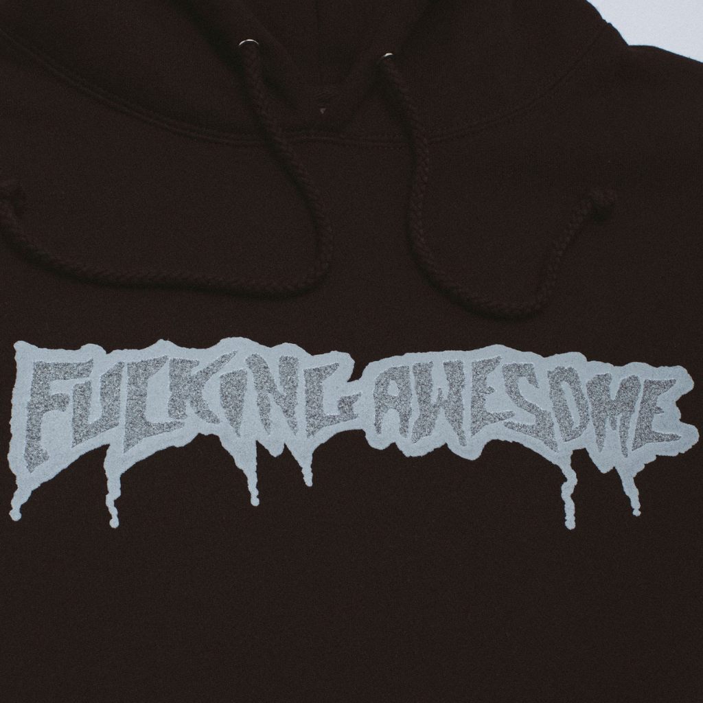 Reflective Drip Logo Hoodie