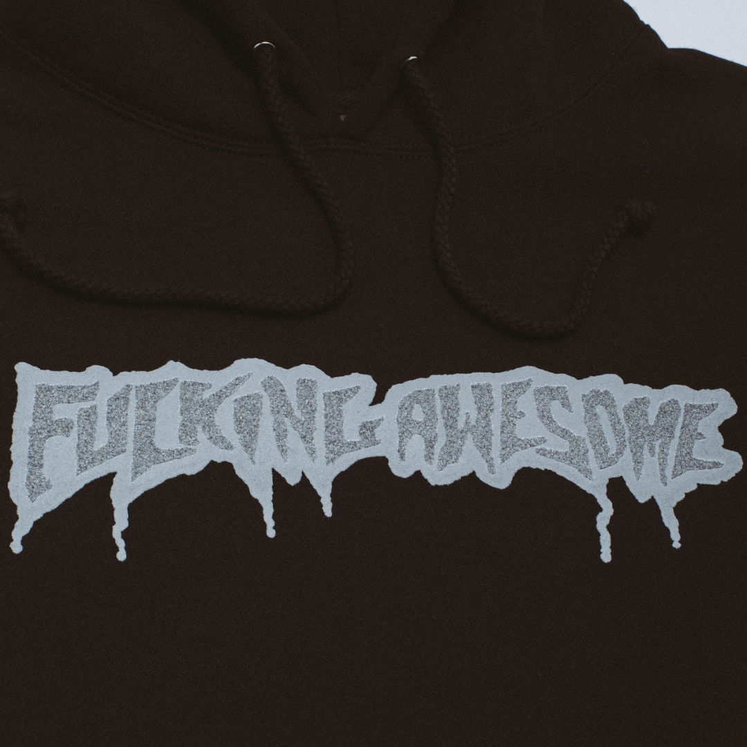 Reflective Drip Logo Hoodie