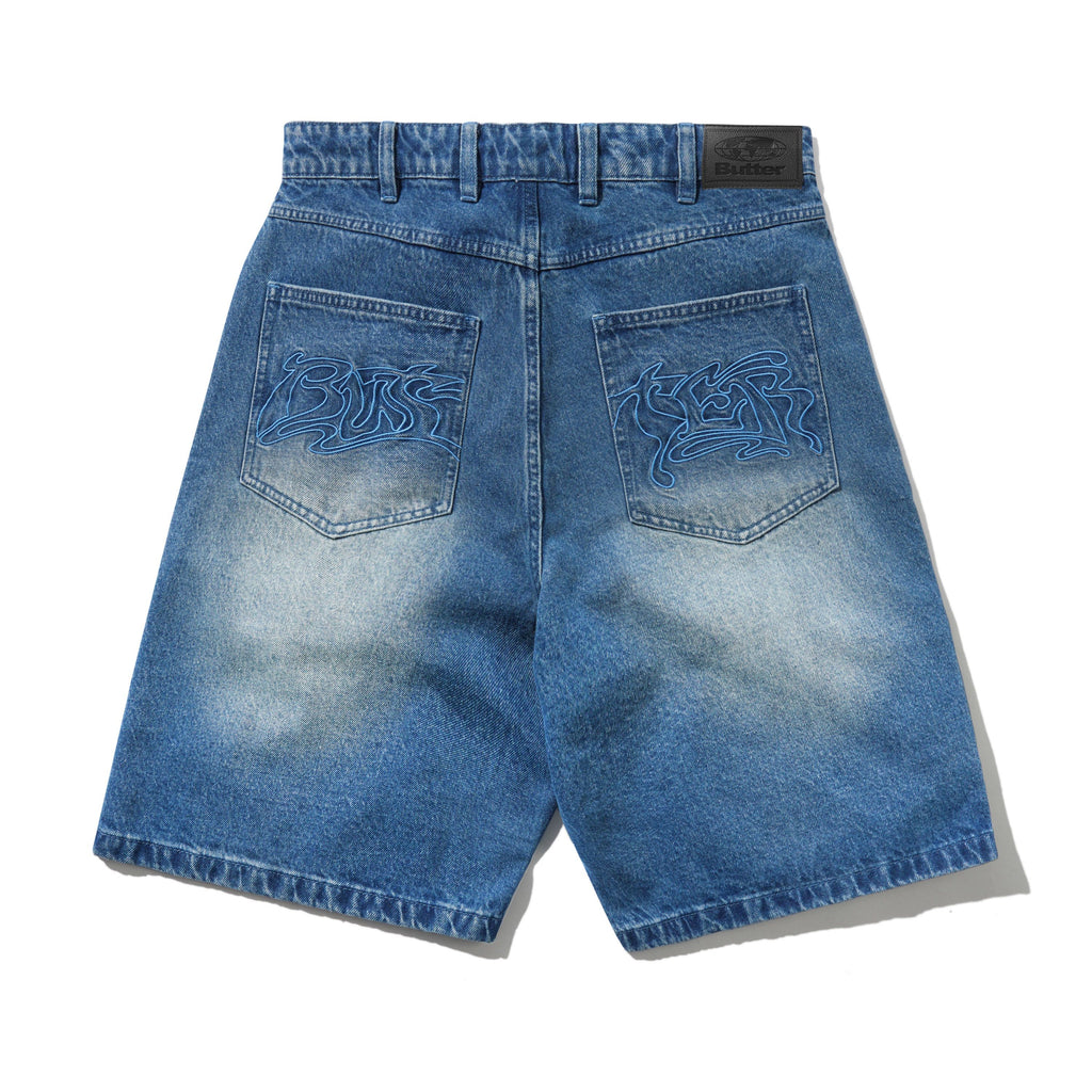 Butter Drummer Baggy Denim Shorts